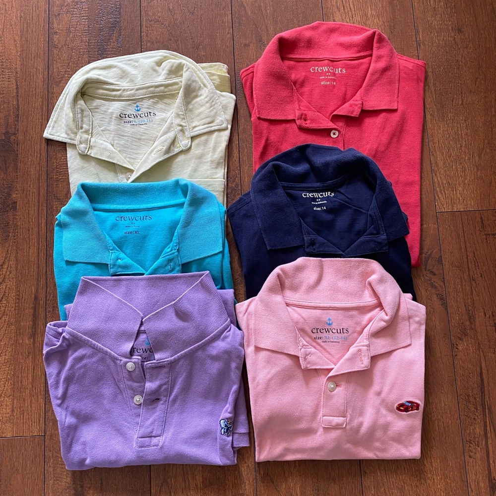 J..Crew Crewcuts, 6 Polo shirts